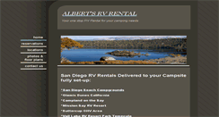 Desktop Screenshot of albertsrvrental.com